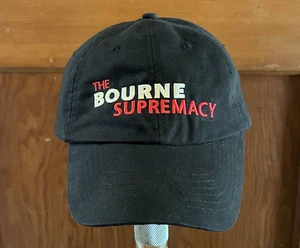 RARE 2004 The Borne Supremacy Movie Promo Hat Black Matt Damon Identity - Picture 1 of 10