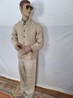 Rare Original WW2 German Wehrmacht Drillich M-40 Training Uniform Authentic HBT