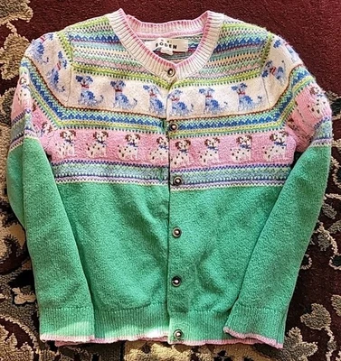 Мини Boden кардиган девочек размер 6-7y см 122 шерсти хлопок теплый - Изображение 1 из 3