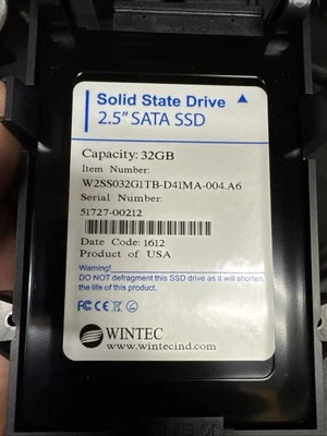 W2SS032G1TB-D41MA-004.A6 WINTEC  Solid State Drive 2.5” SATA SSD - Image 1 of 2
