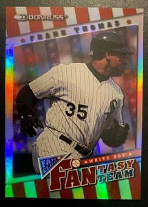 1998 Donruss Fan Club Fantasy Team FRANK THOMAS #1 Chicago White Sox /1750 - Picture 1 of 2