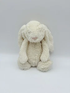 Jellycat Bashful Bunny weiß Plüsch Medium London Stofftier süß verliebt 12 Zoll - Bild 1 von 8