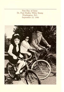 #2170 First Day Ceremony Program 3c Dr. Paul D. White Stamp - Bild 1 von 2