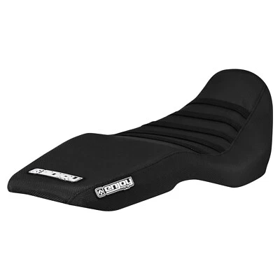 2016-2021 HONDA Grom MSX 125 SEAT COVER  BLACK & BLACK w/ BLACK RIBS  -  #177 - Image 1 of 4