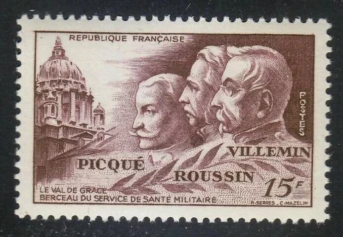 France Stamp Sc 656, Military Health Services, F/VF MNH (410A-SX) - Image 1 of 1