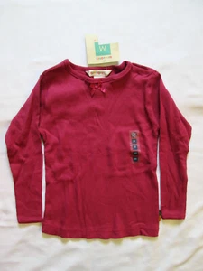 NEW Gymboree Vintage M 3-4 1998 Fall Basics Plum Berry Ribbed Long Sleeve Tee - Picture 1 of 4