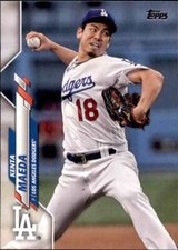 2020 Topps Series 1 Base #120 Kenta Maeda Los Angeles Dodgers