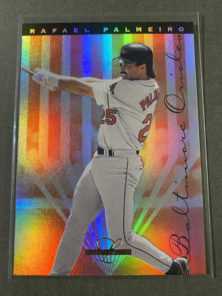 MINT 1995 Leaf Limited Baltimore Orioles Baseball Card #86 Rafael Palmeiro FOIL - Image 1 of 2