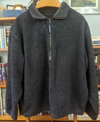 Vellón negro PENDLETON de gran tamaño vintage de los años 80 GRANDE Foto 1 de 4