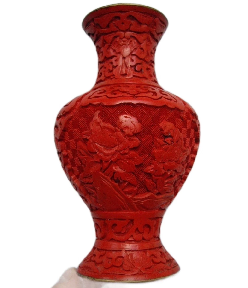 铜红中国古董花瓶| eBay