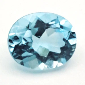 FLAWLESS Natural Blue Topaz Loose Gemstone Oval 11 x 9mm Top Lustre & Clarity - Picture 1 of 6