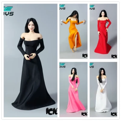 IC1002 1/6 Scale Female Long Gown Dress Model For 12" Action Figure Body - Image 1 of 4