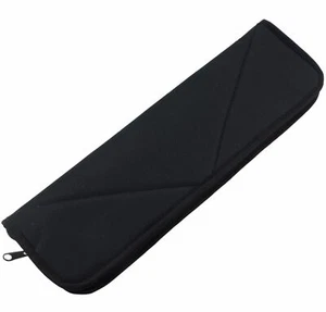 Carry All Zippered Large Knife Carrying Storage Cordura Case Pouch Pack Black - Picture 1 of 4