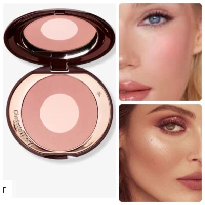 CHARLOTTE TILBURY Cheek to Chic Swish & Pop Blush Duo PILLOW TALK - Image 1 of 4