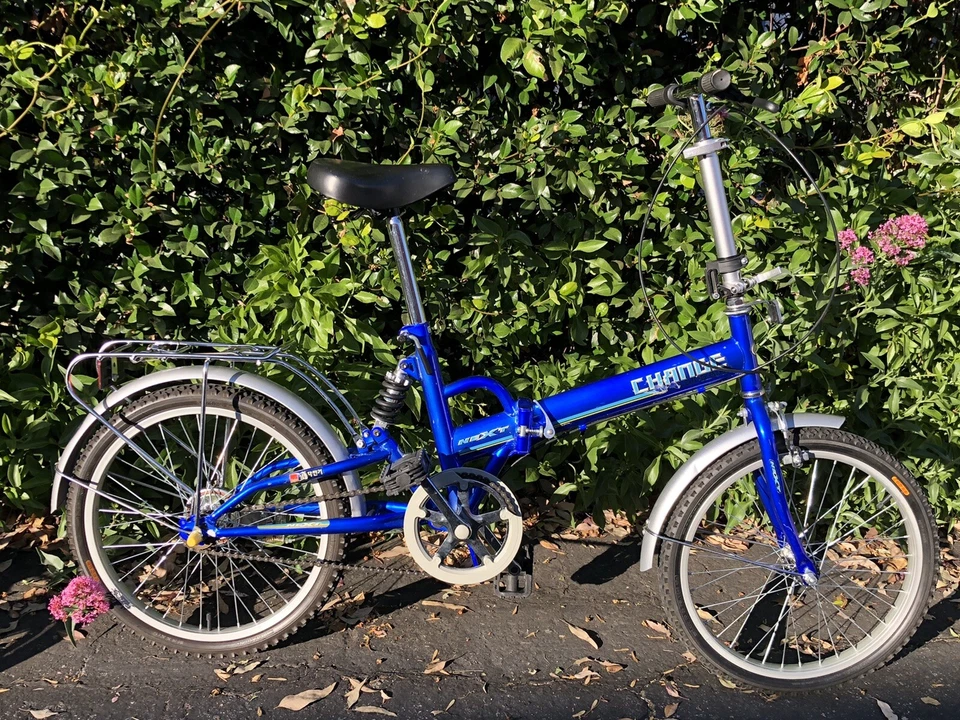 Next Change Folding Bike Blue - Image 1 of 4