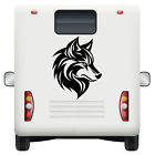 Camper Van Sticker Wolf Face Car Decal Art Dcor Animal Vinyl  Motorhome
