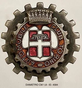 REALE AUTOMOBILE CLUB TORINO DISTINTIVO PER ISCRITTI RACI PRODUTTORE ANONIMO - Picture 1 of 8