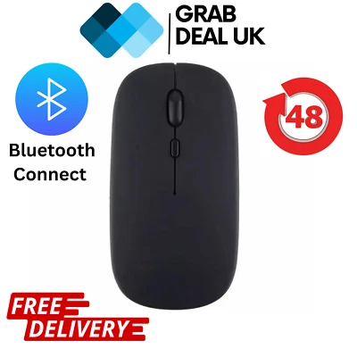 Slim Premium Bluetooth Wireless Mouse - Smooth Connectivity, Ergonomic Design uk - Image 1 of 2