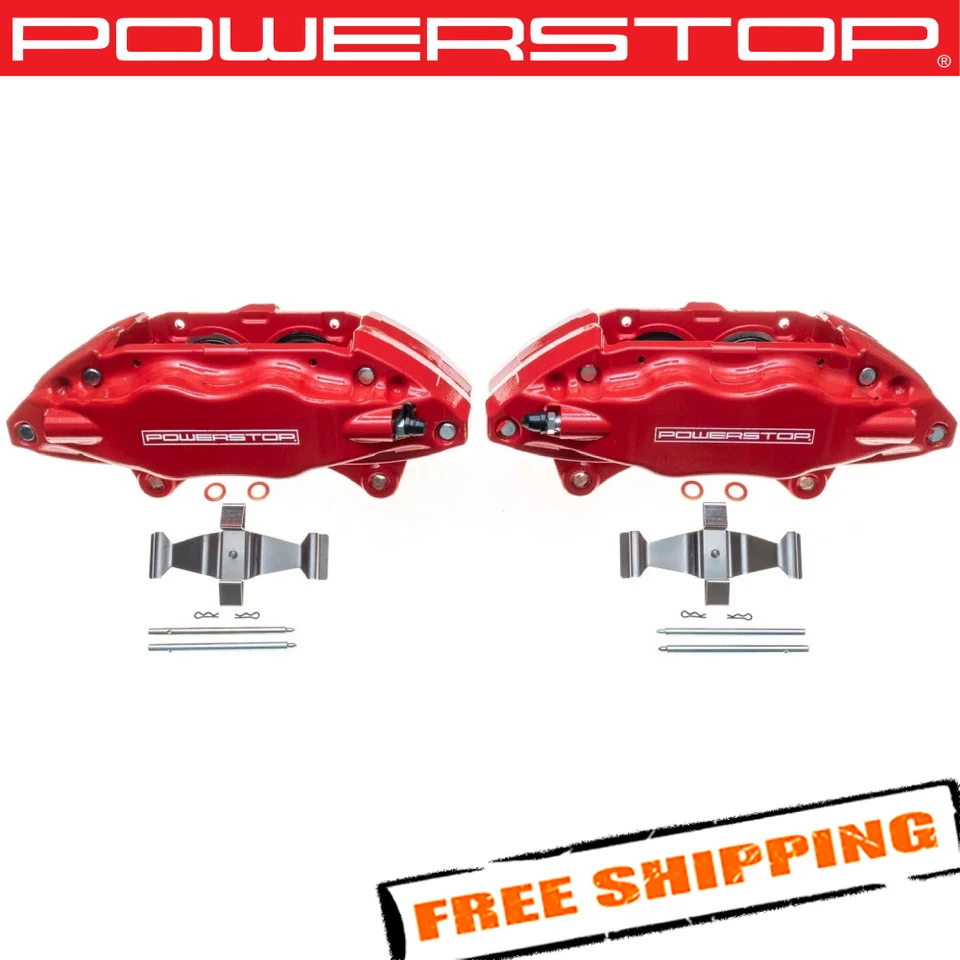 Pinzas de freno delanteras Power Stop S3698 Performance para Subaru WRX STI 2013-2017 Foto 1 de 2