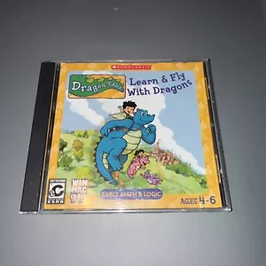 Scholastic Dragon Tales Learn & Fly With Dragons Early Math & Logic Ages 4-6 CD - Picture 1 of 3