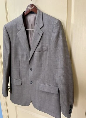 Club Room Men's Sport Coat Jacket 2 Button 100% Wool Size 40S - Image 1 of 4