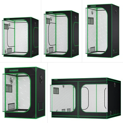 VIVOSUN Hydroponic Grow Tent w/ Window & Floor Tray for Indoor Plants Growing - Image 1 of 4
