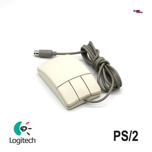 LOGITECH M-S30 MOUSE PS/2 OLD PC 286 386 486 PORT RETRO VINTAGE PS2 PS-2 MS-DOS - Bild 1 von 3