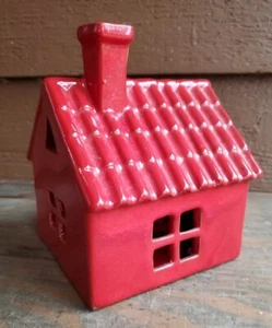 Quemador de incienso para casa de velas de gres rojo hecho en Portugal - Imagen 1 de 12