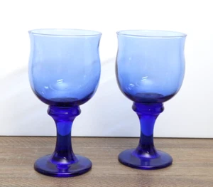 Libbey Kobaltblau Weingläser 2er Set - Bild 1 von 10