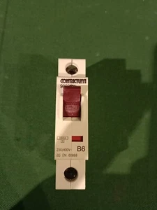 Contactum MCB 6 Amp Type B 6A Single Pole Circuit Breaker 9006B - Picture 1 of 1