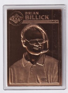 Brian Billick Danbury Mint Ravens Super Bowl XXXV 22kt Gold Ltd Ed Cd # 15