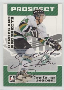 2006-07 ITG Heroes and Prospects Auto Sergei Kostitsyn #A-SK Auto