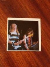 1984 ROCK STAMP MURRAY & SMITH  IRON MAIDEN ROOKIE MUSIC STARS CARD STICKER
