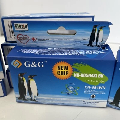 Cartuchos de tinta 8ct G&G NO R0564XL PARA CB325WN/324/323/CN-684WN Foto 1 de 4