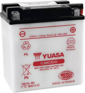 Yuasa 12V Heavy Duty Yumicron Battery For Suzuki GS500E 1989-2002 YUAM221L2 - Picture 1 of 3
