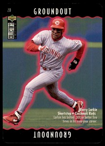 1996 Collector's Choice You Make the Play Reds Baseball Card #20 Barry Larkin