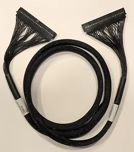 VERIS CBL022 POWER HD METER CABLE HARNESS 4' 50P 26AWG E31 MONITOR ROUND RIBBON - Picture 1 of 4