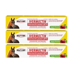3er Pack In Box Paste Pferd Entwurmungsmittel - Apfelgeschmack Ablaufdatum 3 JAHRE - Bild 1 von 5