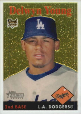 2007 Topps Heritage Chrome #THC17 Delwyn Young /1958 - NM-MT - Image 1 of 2