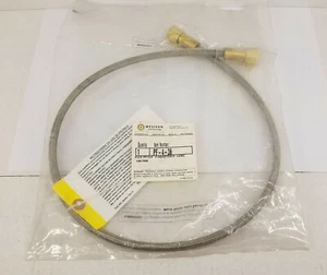 Western PF-4-36 EDELSTAHL FLEX Schlauch, Messing 1/4" NPT Innengewinde, 36" lang - Bild 1 von 5