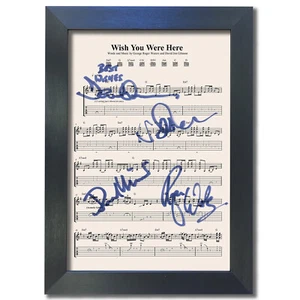 PINK FLOYD Wish You Were Here MUSIC Signed Reproduction Autograph Print A4 804 - Picture 1 of 10