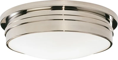 Robert Abbey Roderick 17 Flushmount Roderick 17" Flush Mount - Nickel - Image 1 of 2