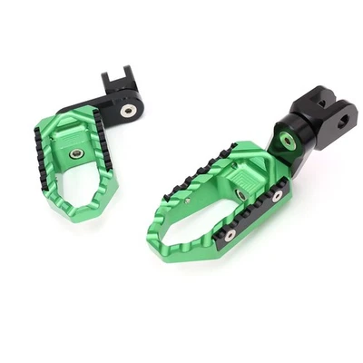 TRC 40mm Extended Rider Foot Pegs Green For Kawasaki Vulcan 900 07-23 22 21 - Image 1 of 4