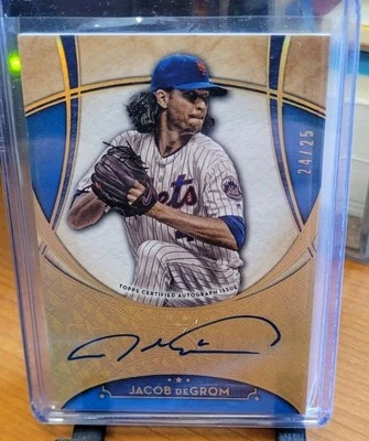 2017 Topps Five Star Jacob deGrom Autograph Blue Parallel /25 - Image 1 of 2