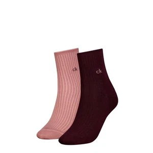 Calvin Klein Kids Sck 2p Womens Crew Socks - Picture 1 of 6
