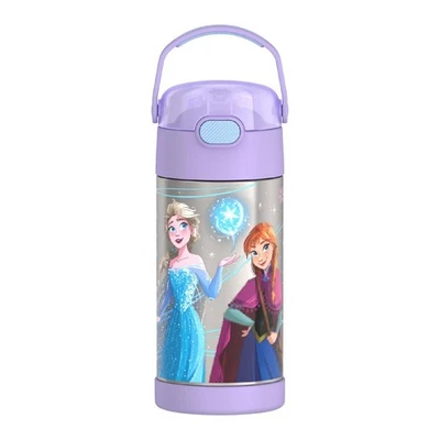 Botella de agua con pajita THERMOS FUNTAINER - 12 onzas - aislada para niños Foto 1 de 4