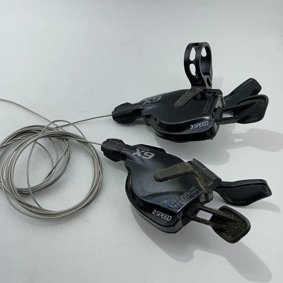 #AC) SRAM X-9 Mountain Bike Trigger Shifter 2 And 3 Speed X9 Right Side - Image 1 of 1