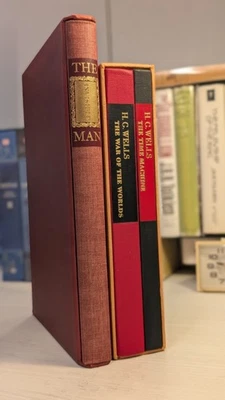 Limited  Editions Club  War of the Worlds / Time Machine / Invisible Man Wells - Image 1 of 4