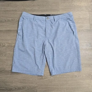 Volcom Surf & Turf Hybrid Shorts Men’s 34 (36x10) Heather Blue 4-Way Stretch 10" - Picture 1 of 18