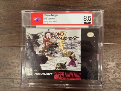 Chrono Trigger SNES Super Nintendo CIB Con Mapas + Tarjeta Wata Juego Clasificado 8.5 Foto 1 de 4